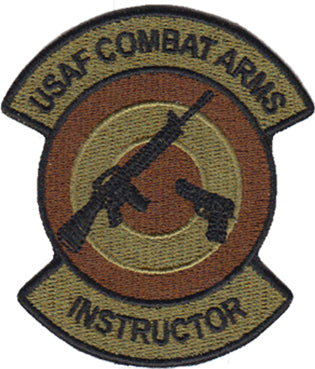 Security Forces Combat Arms (CATM) Spice Brown Patch - 2 Pack